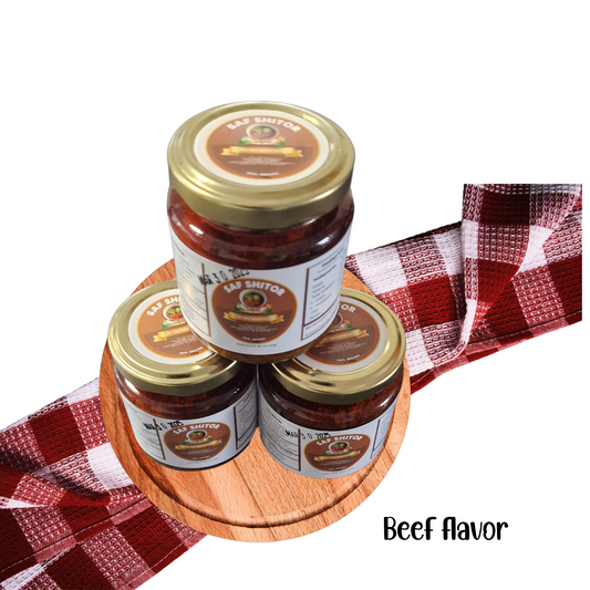 Saf Beef Pepper Sauce (Shito Beef) - Pack of 2 & 3 bottles per price
