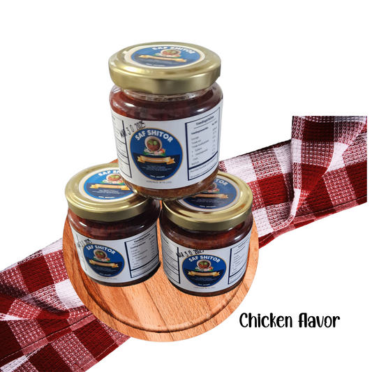 Saf Chicken Pepper Sauce (Shito Chicken) - Pack of 2 & 3 bottles per price