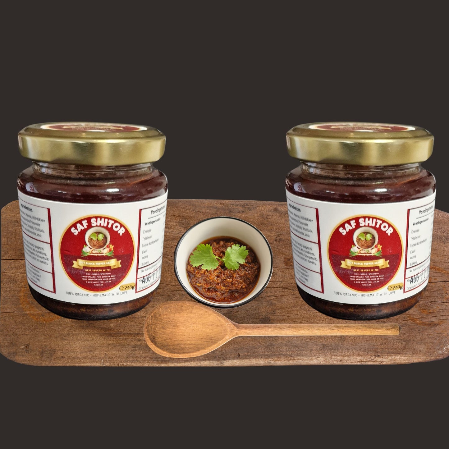 Saf Fish & Scrimp  Pepper Sauce (Shito) - Pack of 2 & 3 bottles per price
