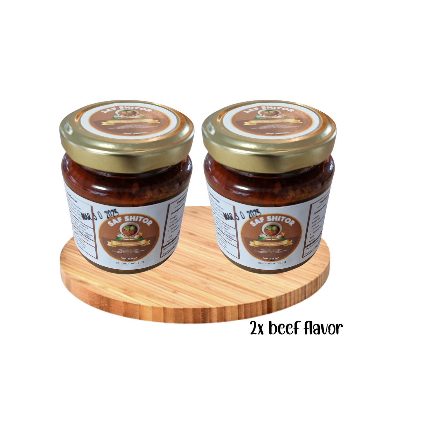Saf Beef Pepper Sauce (Shito Beef) - Pack of 2 & 3 bottles per price